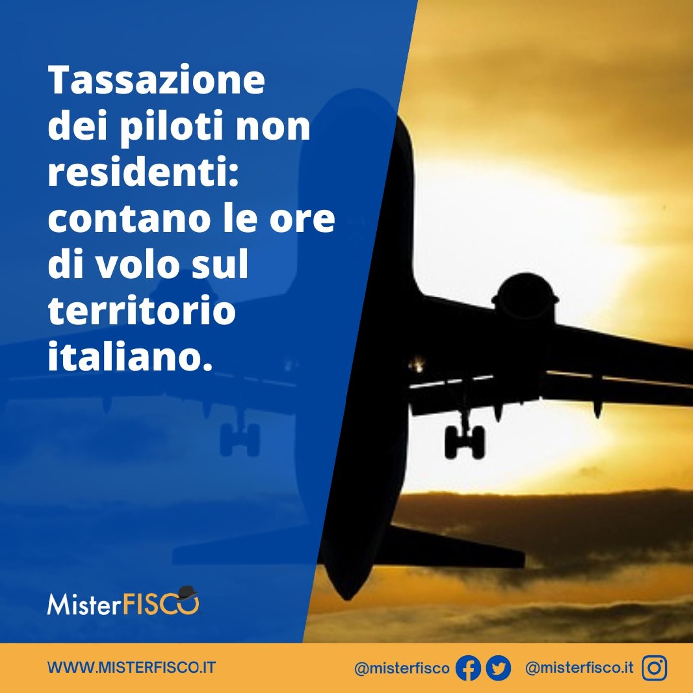 Tassazione dei piloti non residenti: contano le ore di volo sul territorio italiano episode artwork