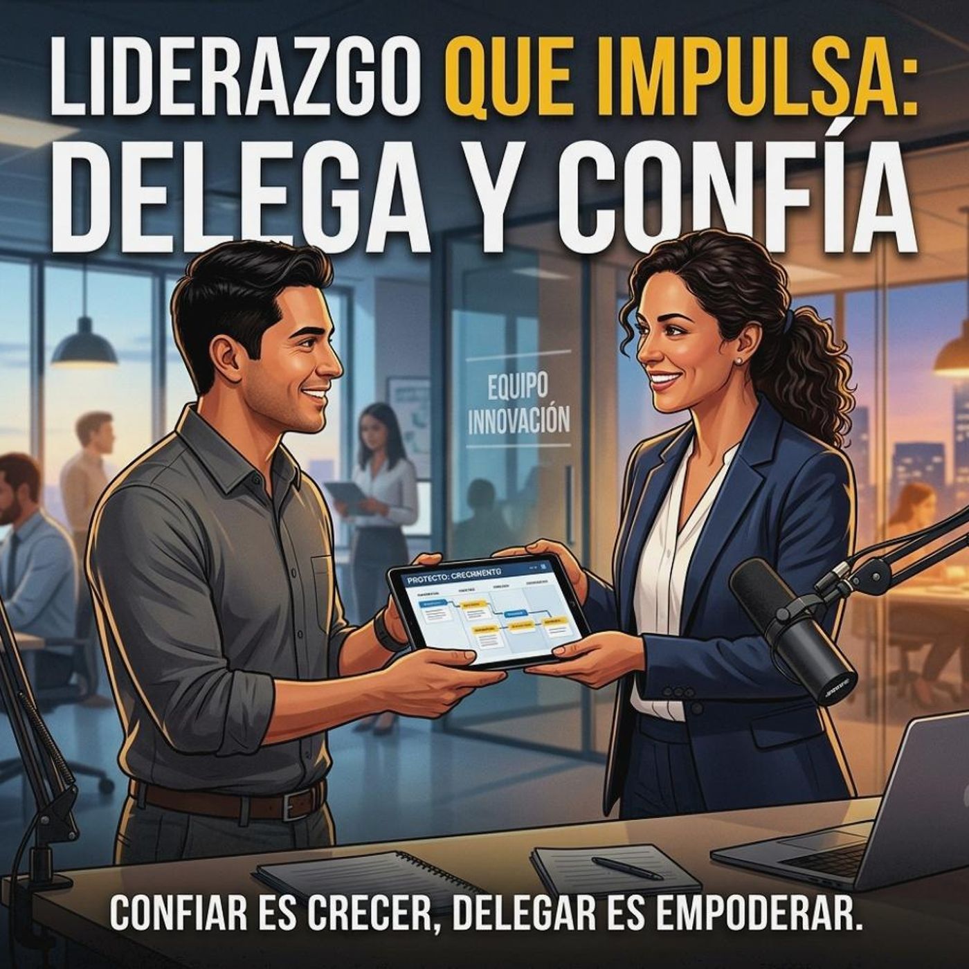 "Liderazgo que impulsa: delega y confía"