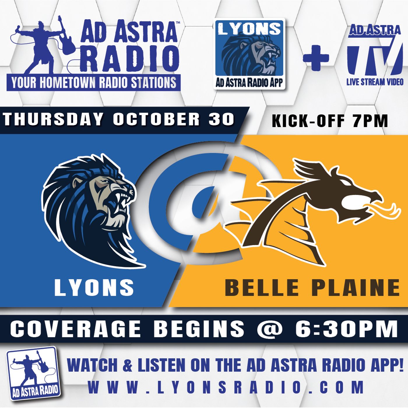 Lyons Lions at Belle Plaine Dragons Football (October 30, 2025) episode artwork