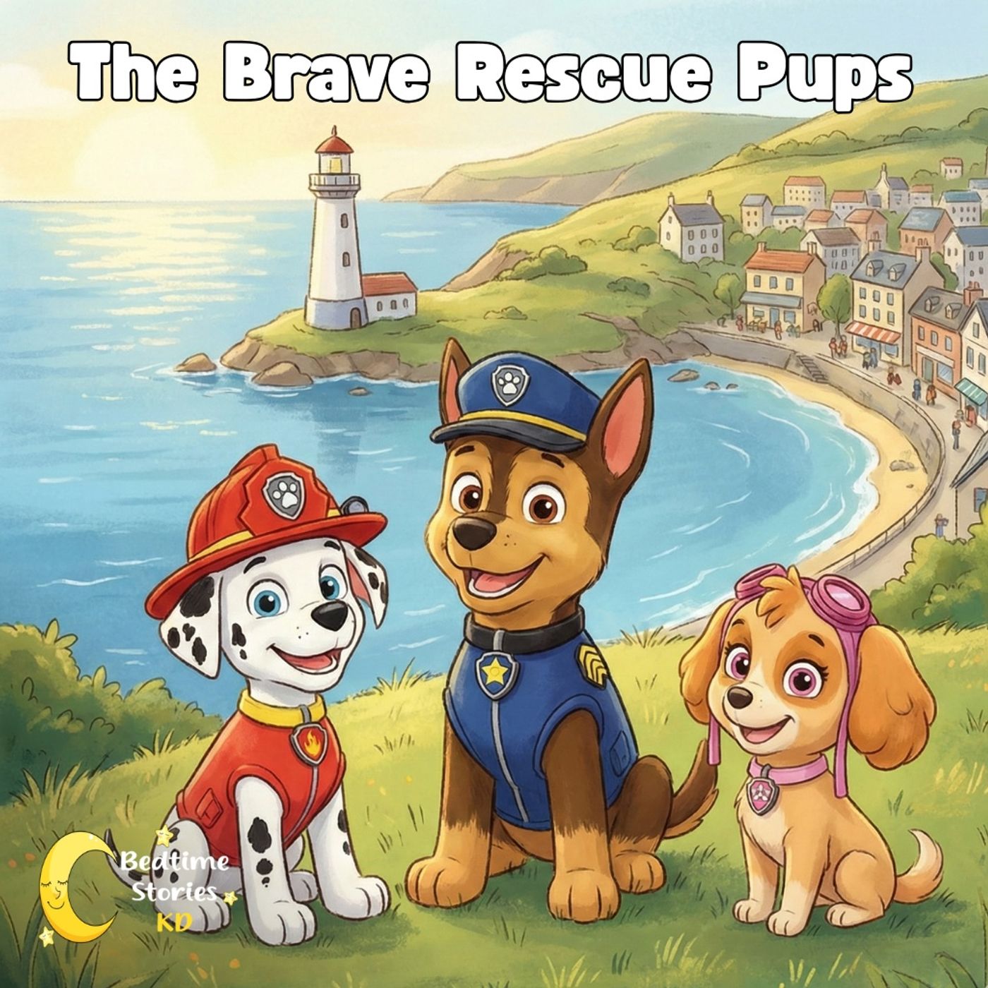 The Brave Rescue Pups: A Story About Teamwork