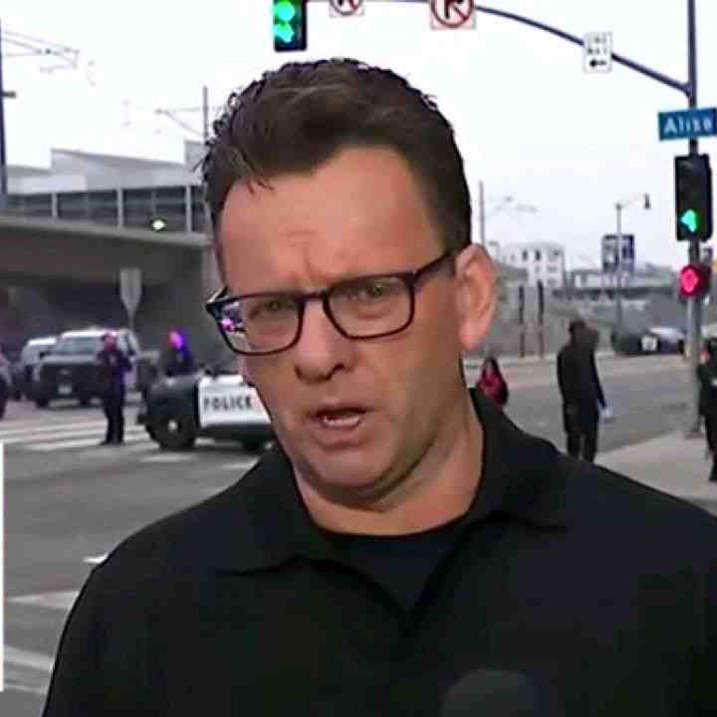 Fox crew targeted with flash-bang grenade while reporting on LA riots episode artwork