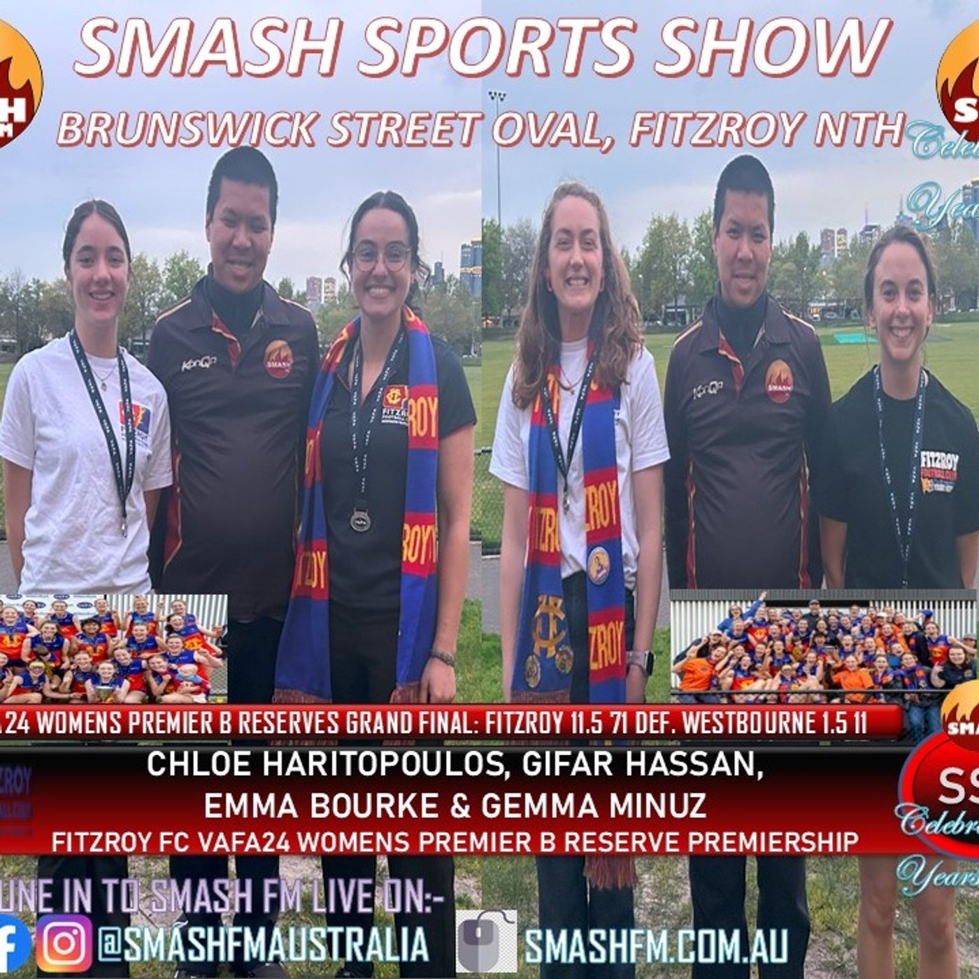 SSS10THYR: Fitzroy FC VAFA24 Premier B Reserves Womens Premiership Interviews 240924