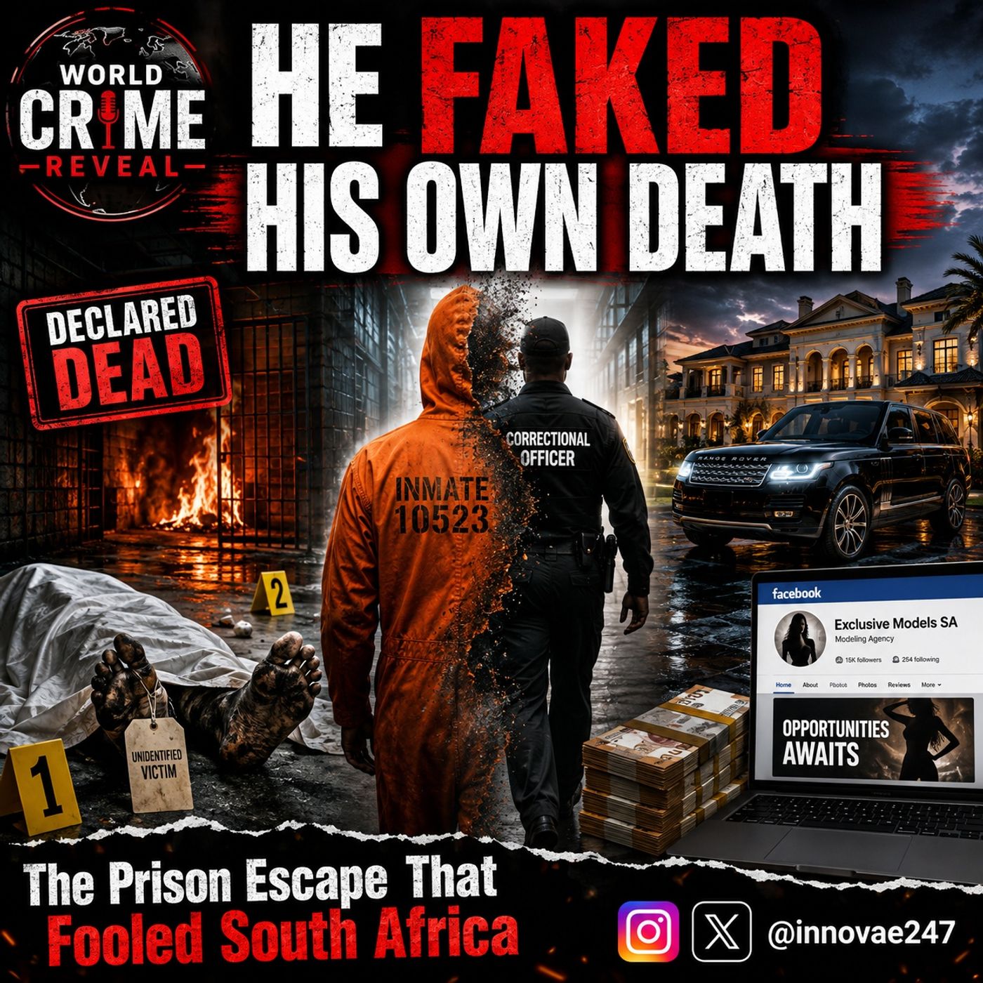 HE FAKED HIS OWN DEATH