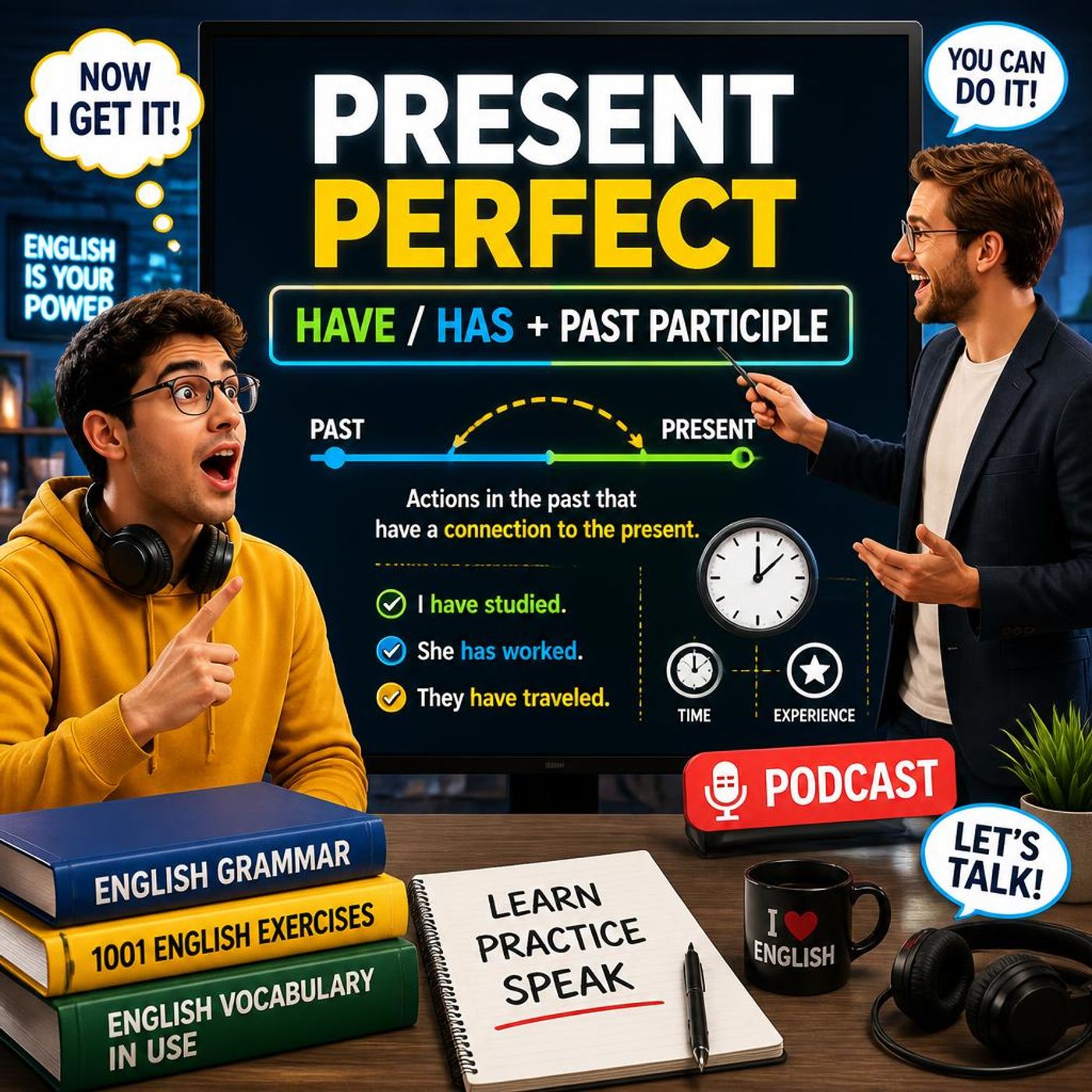 Presente Perfecto en Inglés: Explicación Sencilla con Ejemplos | Aprende Present Perfect Fácil