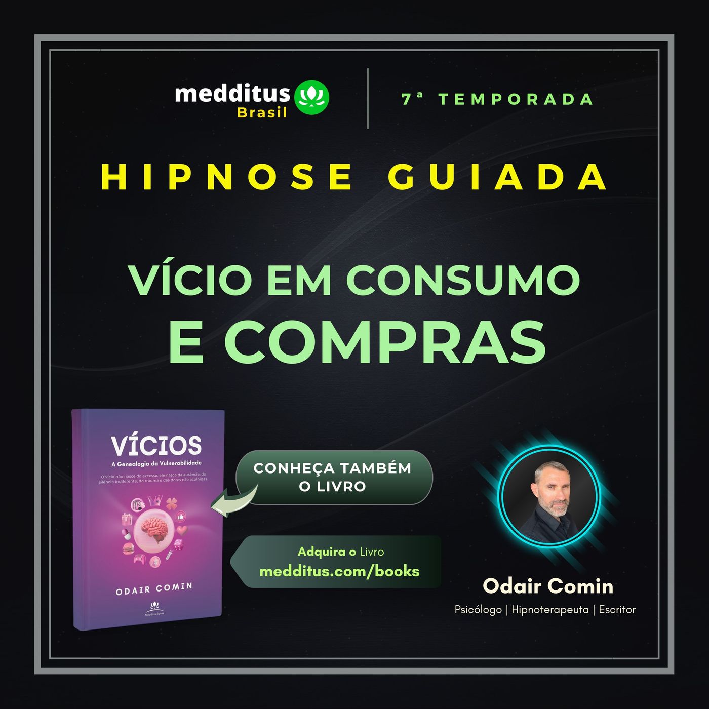 324 | Hipnose para vício em Consumo e Compras | Odair Comin episode artwork