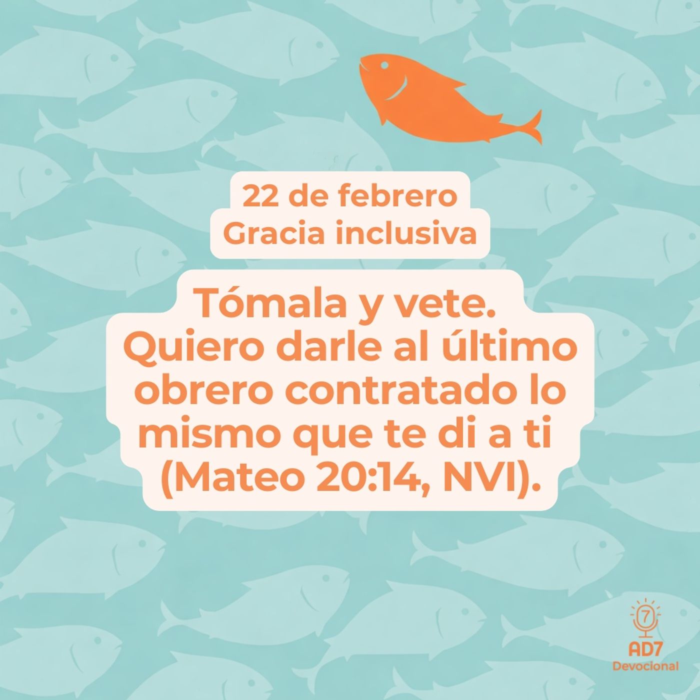 Gracia inclusiva ~ Devocional de Jóvenes ~ 22 de febrero 2026 Gracia inclusiva ~ Devocional de Jóvenes ~ 22 de febrero 2026