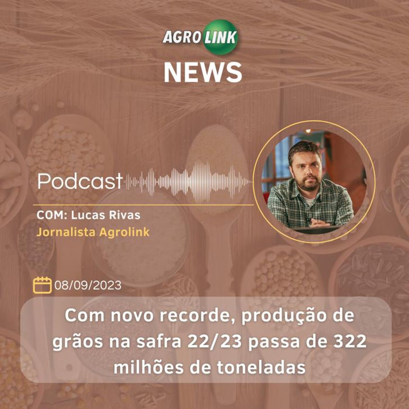 Com alta produtividade da soja e do milho, Brasil terá novo recorde na safra de grãos episode artwork