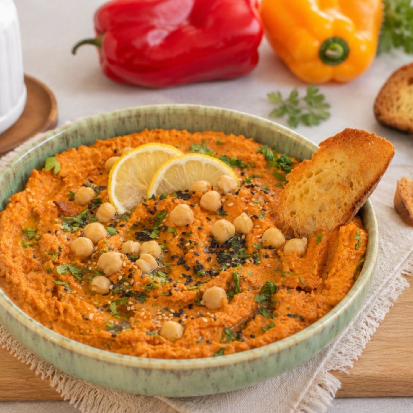 Hummus di ceci e peperoni episode artwork