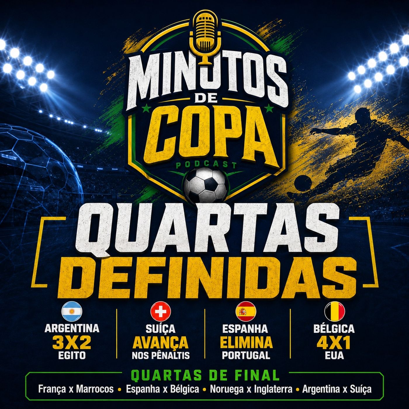 Copa do Mundo 2026: Argentina vira contra Egito, Suíça elimina Colômbia episode artwork