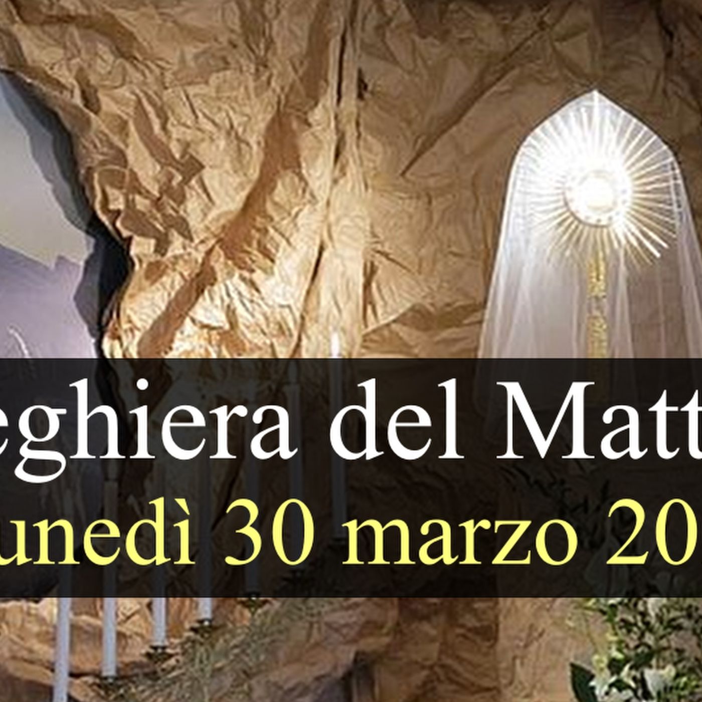 Preghiera del Mattino LUNEDI 30 MARZO 2026 ❤️ Lodi Mattutine - Lunedì Settimana Santa Preghiera del Mattino LUNEDI 30 MARZO 2026 ❤️ Lodi Mattutine - Lunedì Settimana Santa