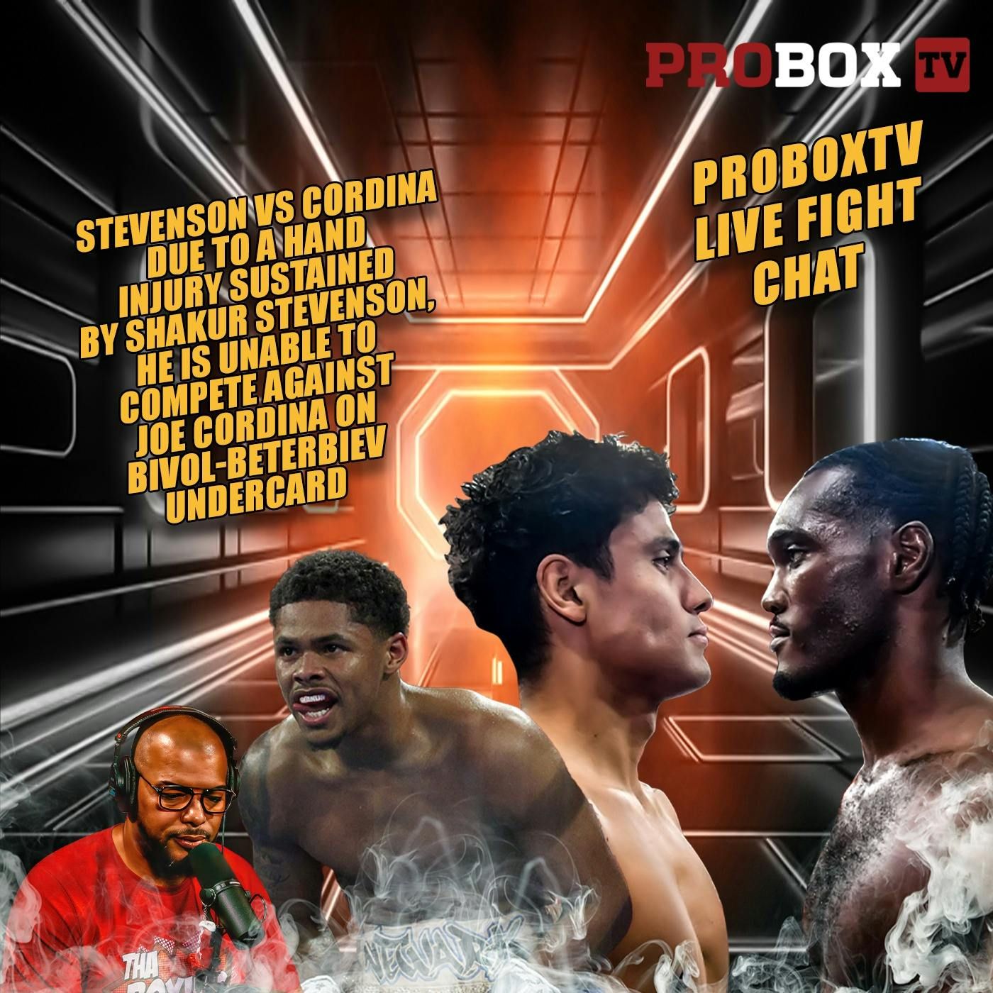☎️ Shakur Injures Hand, Fight with Cordina is Off😱 Lester Martinez vs. James, Live Fight Chat🔥 episode artwork