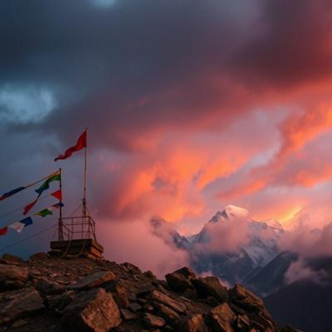 Windy Nepal Peak - 10 Hours Sleep Sound