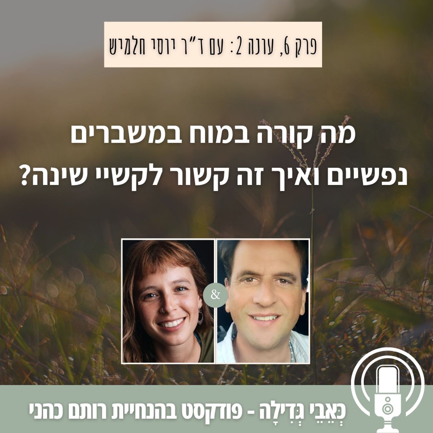 6: מה קורה במוח במצבי לחץ וסטרס מתמשך ואיך זה קשור לקשיי שינה? עם ד"ר יוסי חלמיש
