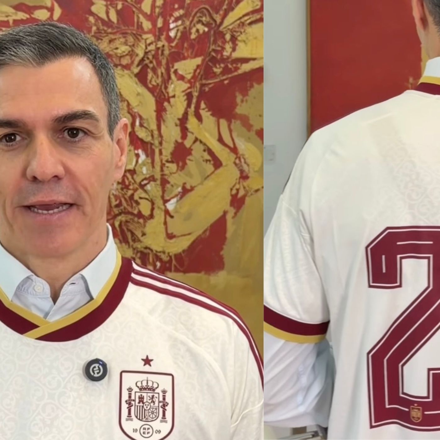 Prensa económica: Sánchez se pone la camiseta de España para festejar en TikTok los datos de empleo