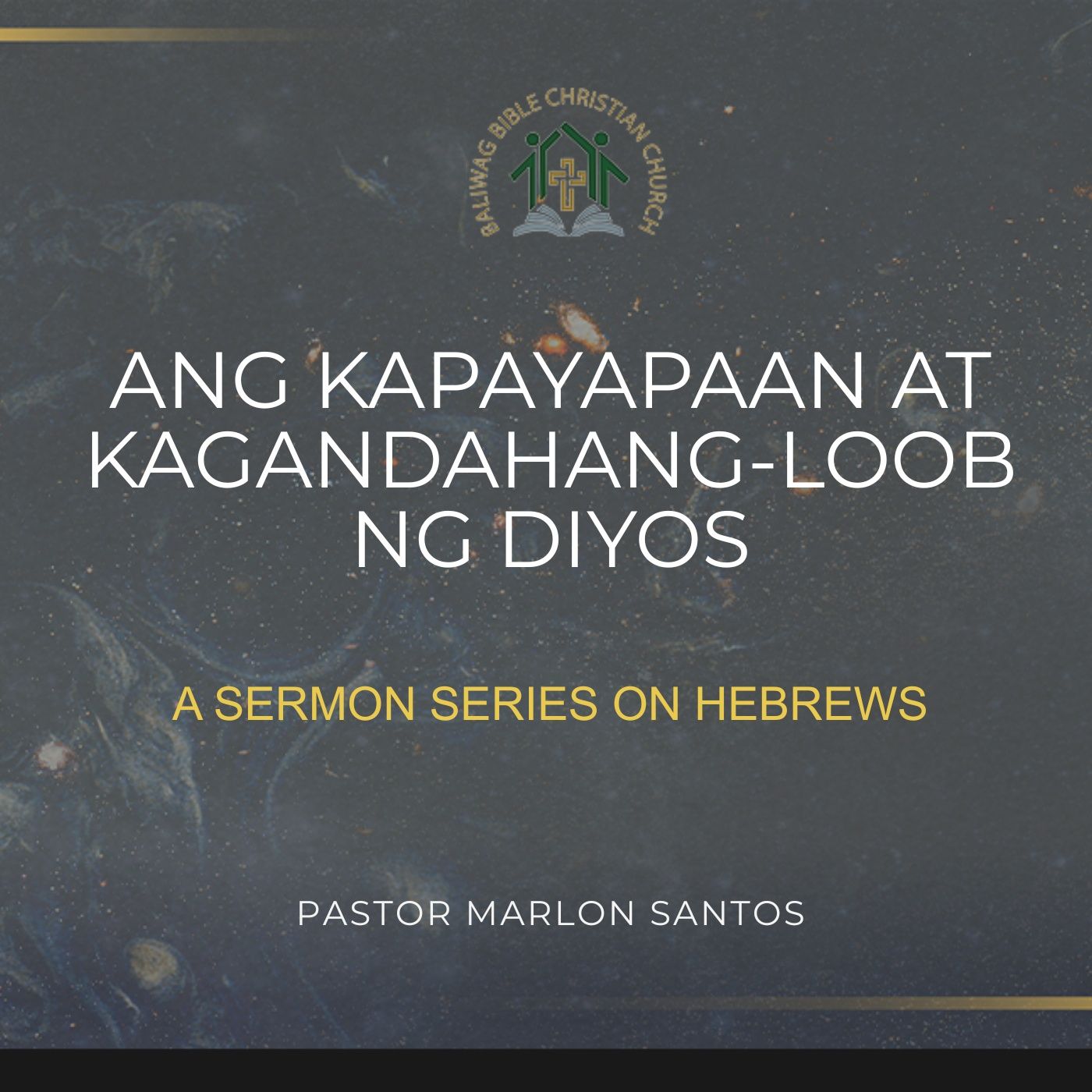HEBREWS 13:20-25 • Ang Kapayapaan at Kagandahang-Loob ng Diyos episode artwork