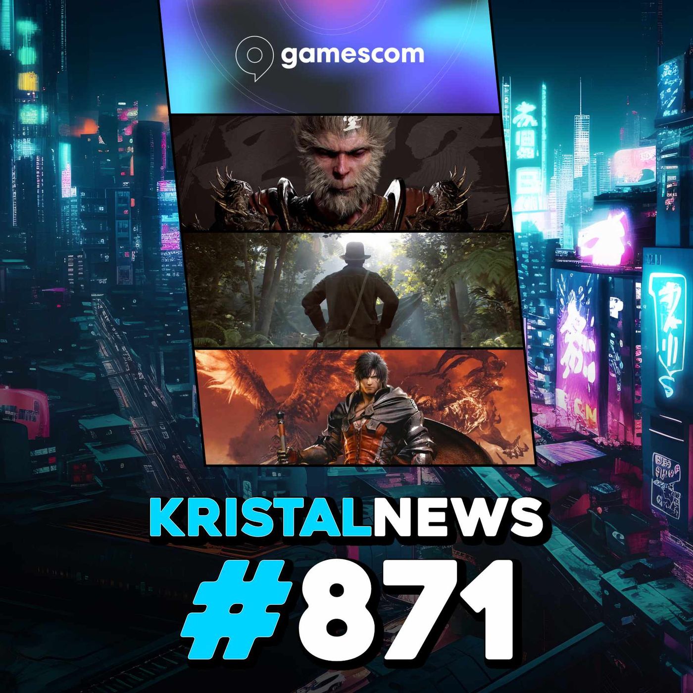 OGGI la GAMESCOM 2024! | RECORD BLACK MYTH WUKONG | INDIANA JONES ▶ #KristalNews 871 episode artwork
