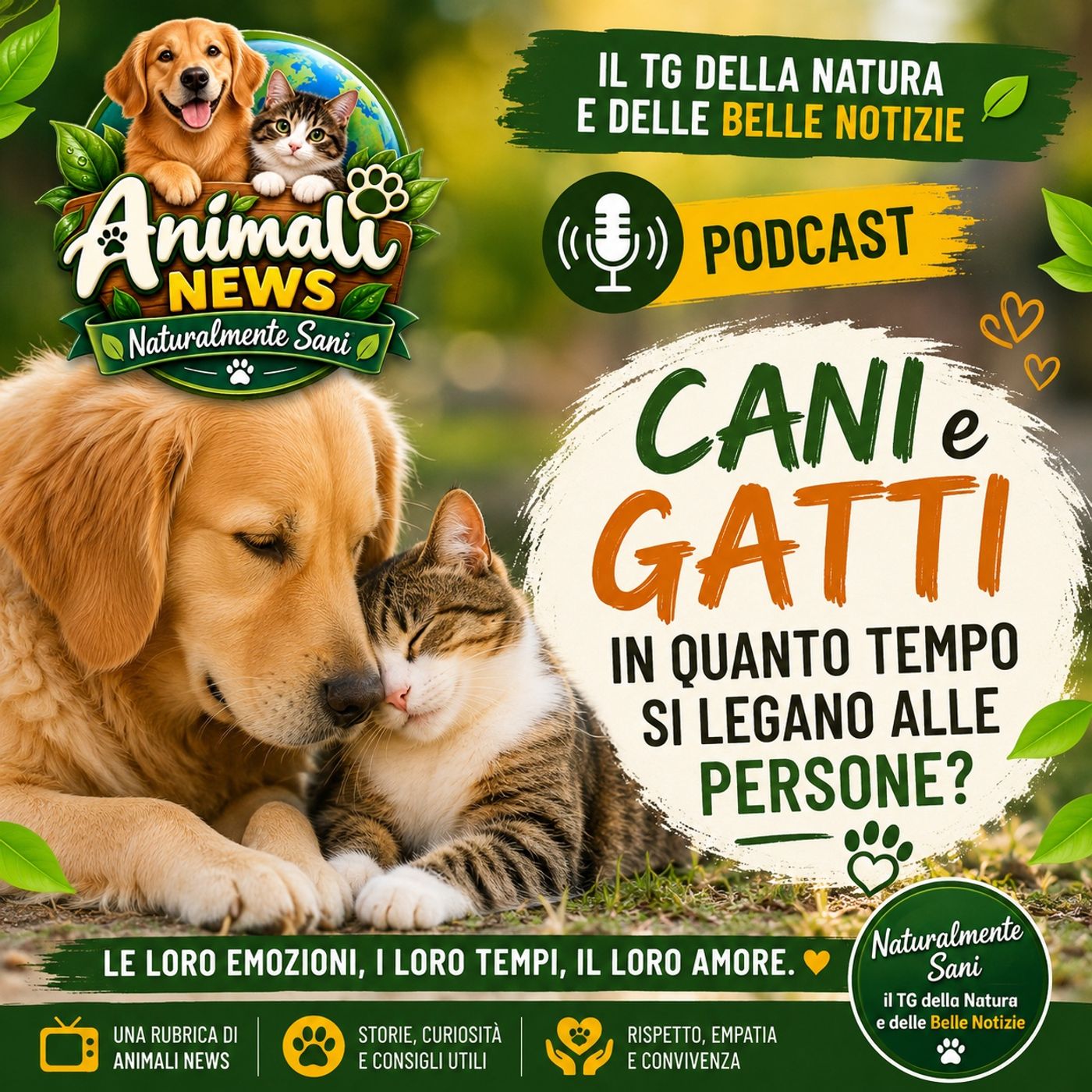 Cani e gatti. In quanto tempo si legano alle persone? episode artwork