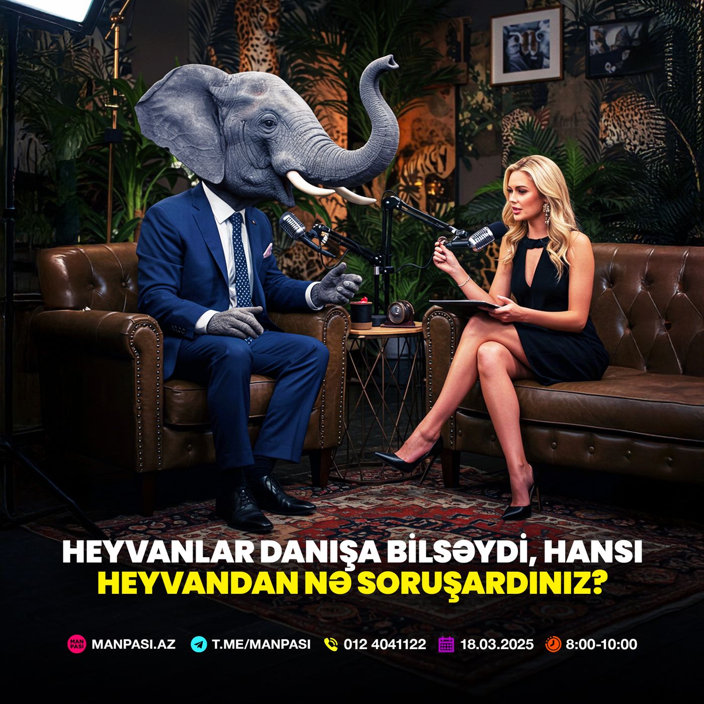 Heyvanlar danışa bilsəydi, hansı heyvandan nə soruşardınız? 18.03.2025