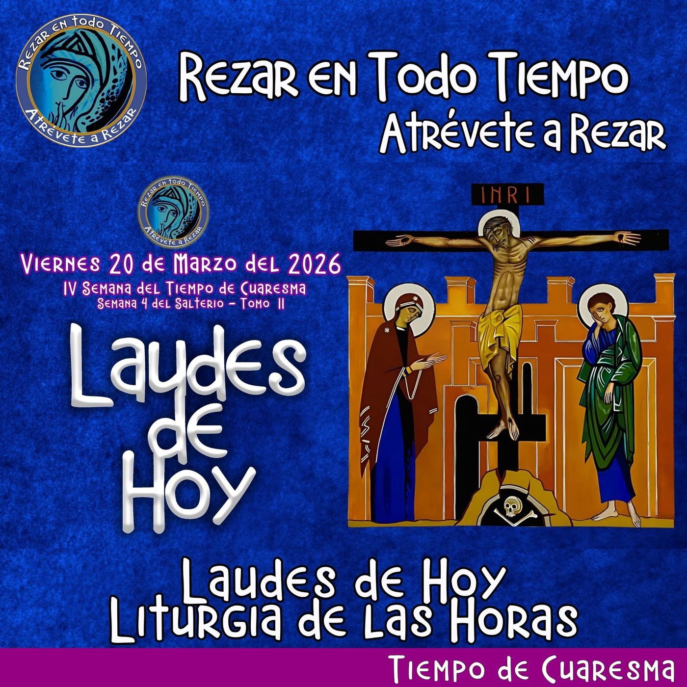 LAUDES DE HOY VIERNES 20 DE MARZO 2026. CAMINO NEOCATECUMENAL. LITURGIA DE LAS HORAS. episode artwork
