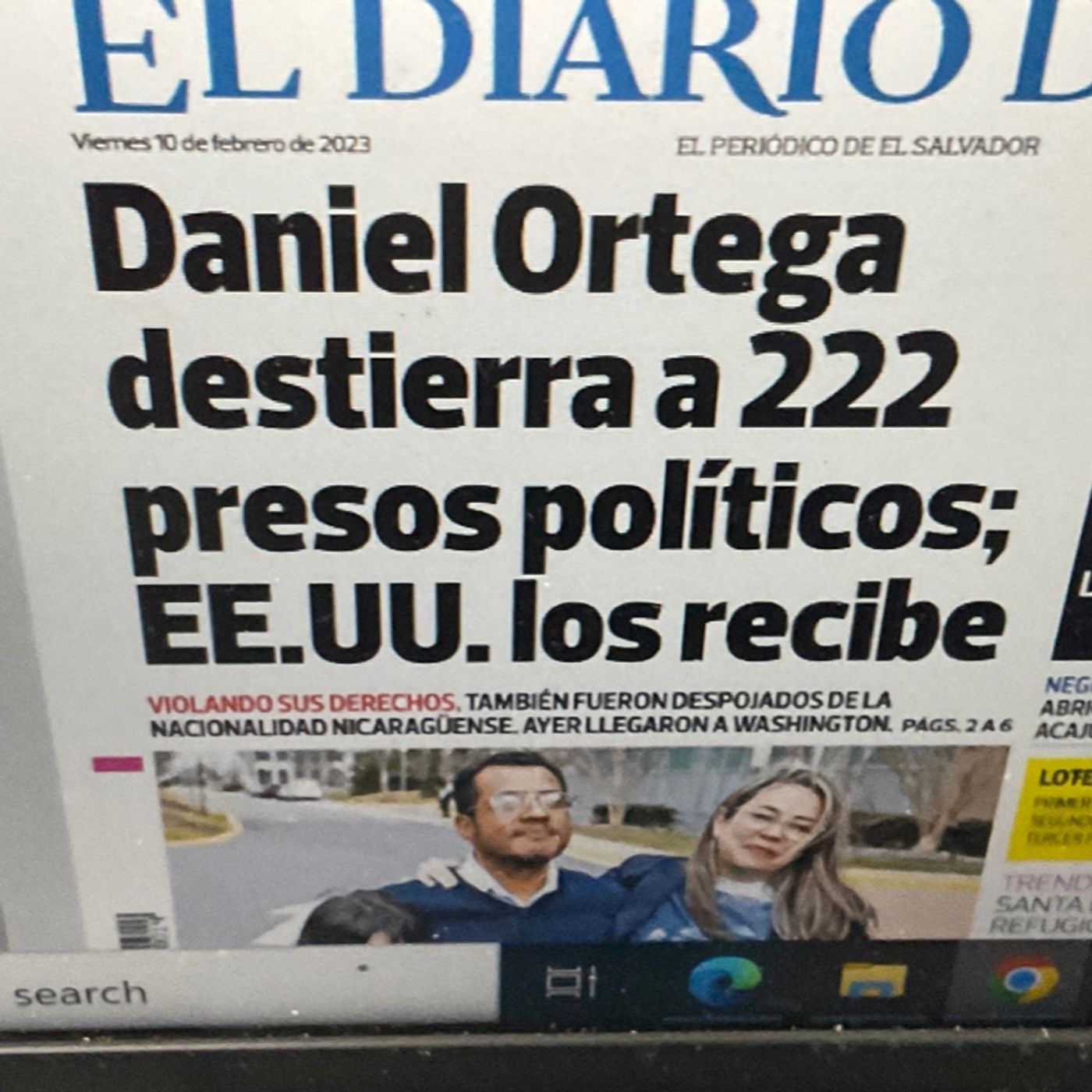 Nicaragua URGENTE: liberación de “presos politicos” —agentes de la CIA