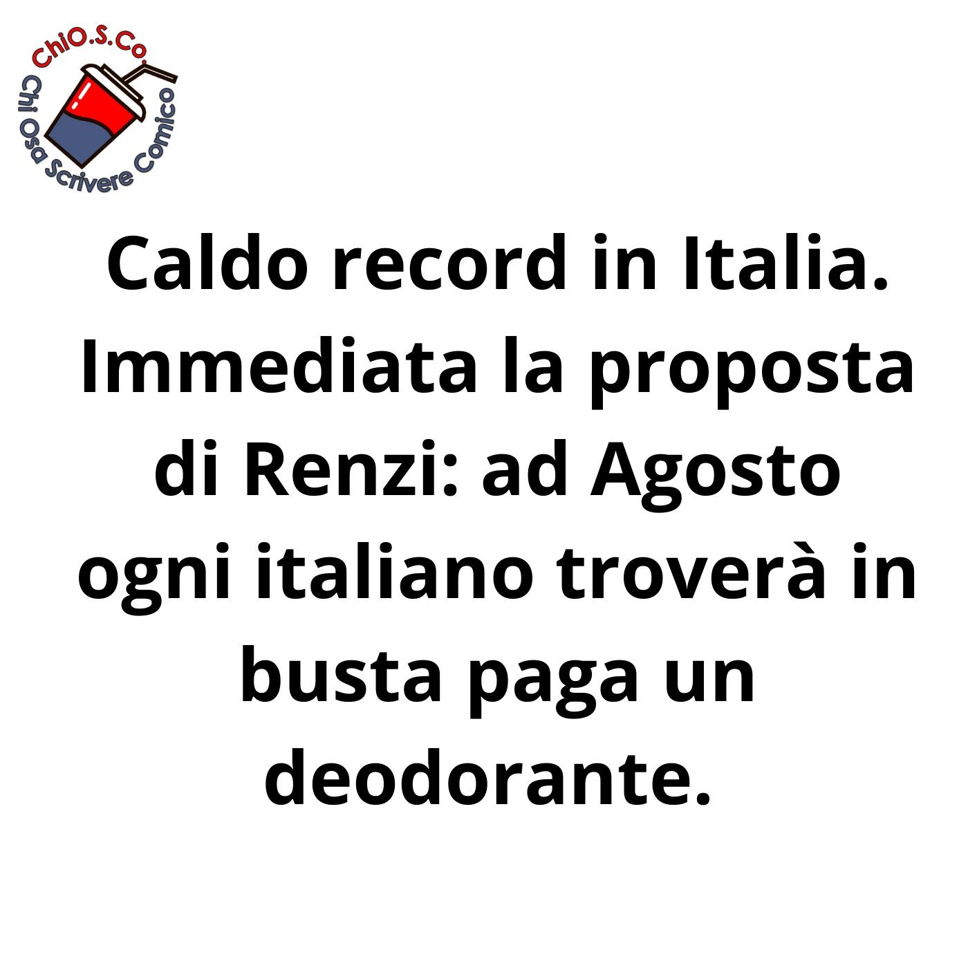 Chi Ora Scrivere Comico - ChiOSCO