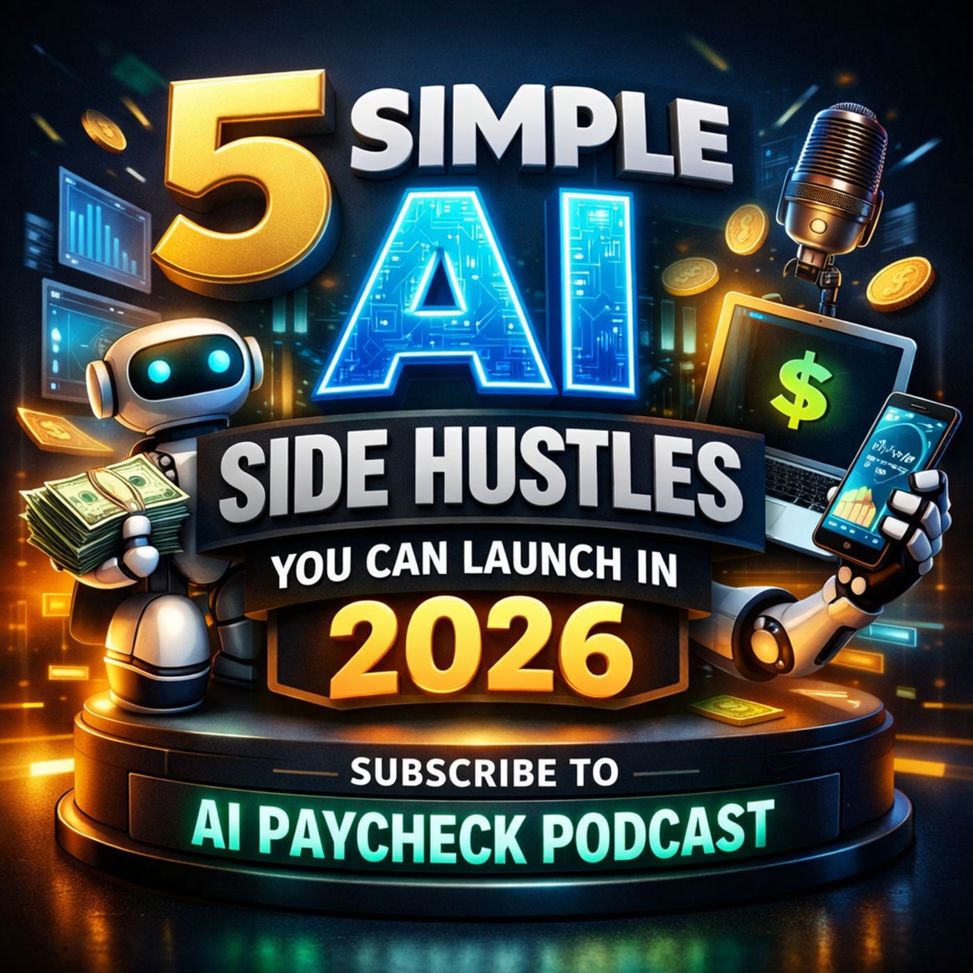 5 Simple AI Side Hustles You Can Launch in 2026