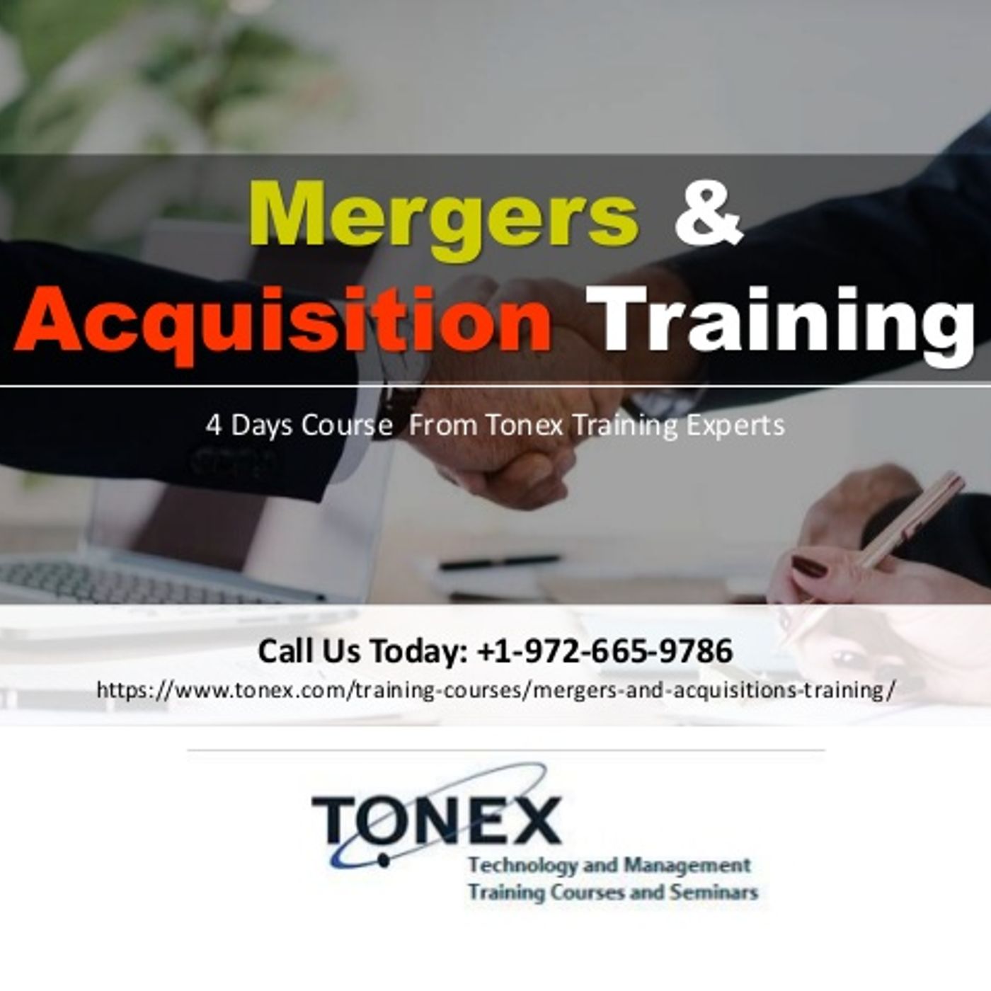 Mergers and Acquisitions Training By Tonex