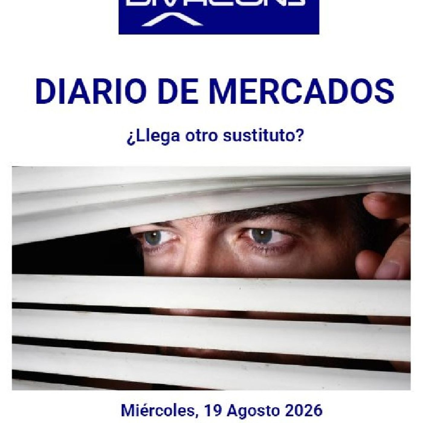 PODCAST en abierto DIARIO DE MERCADOS Miércoles 19 Agosto 2026 episode artwork