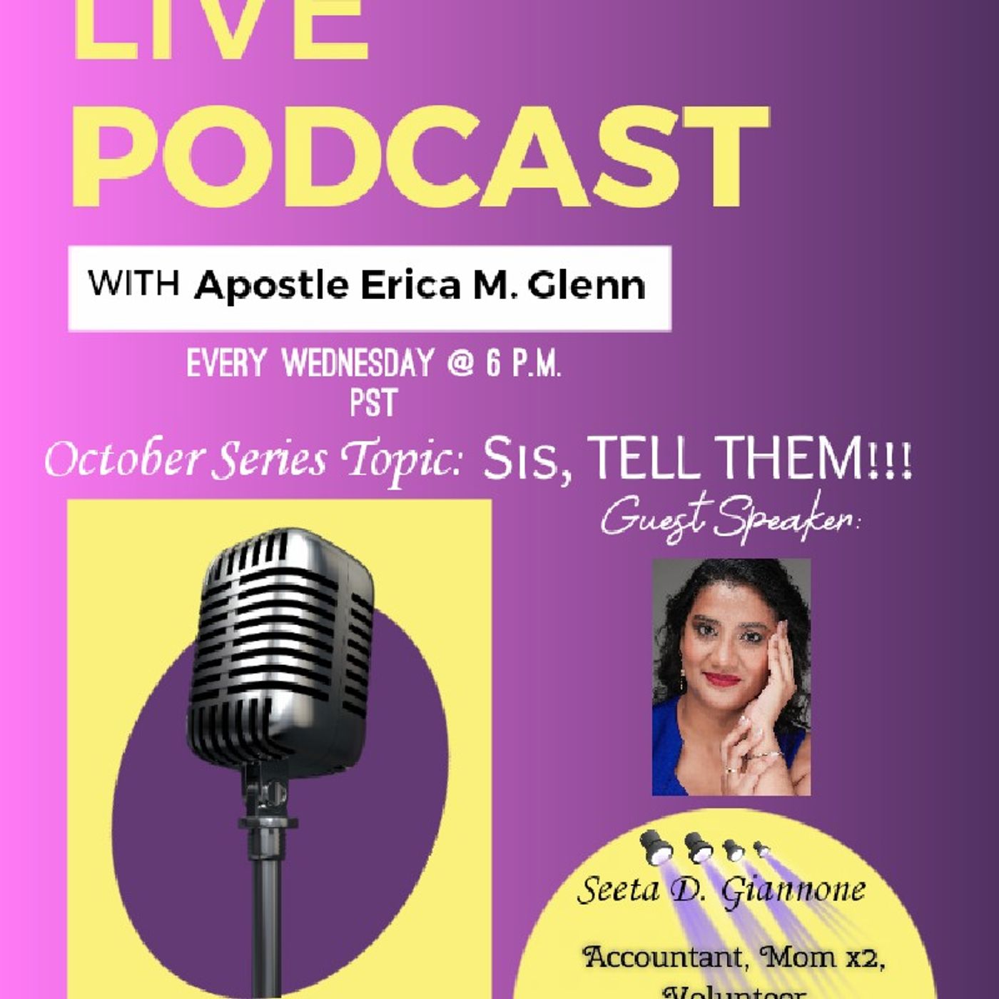 Real talk with Apostle Erica M. Glenn