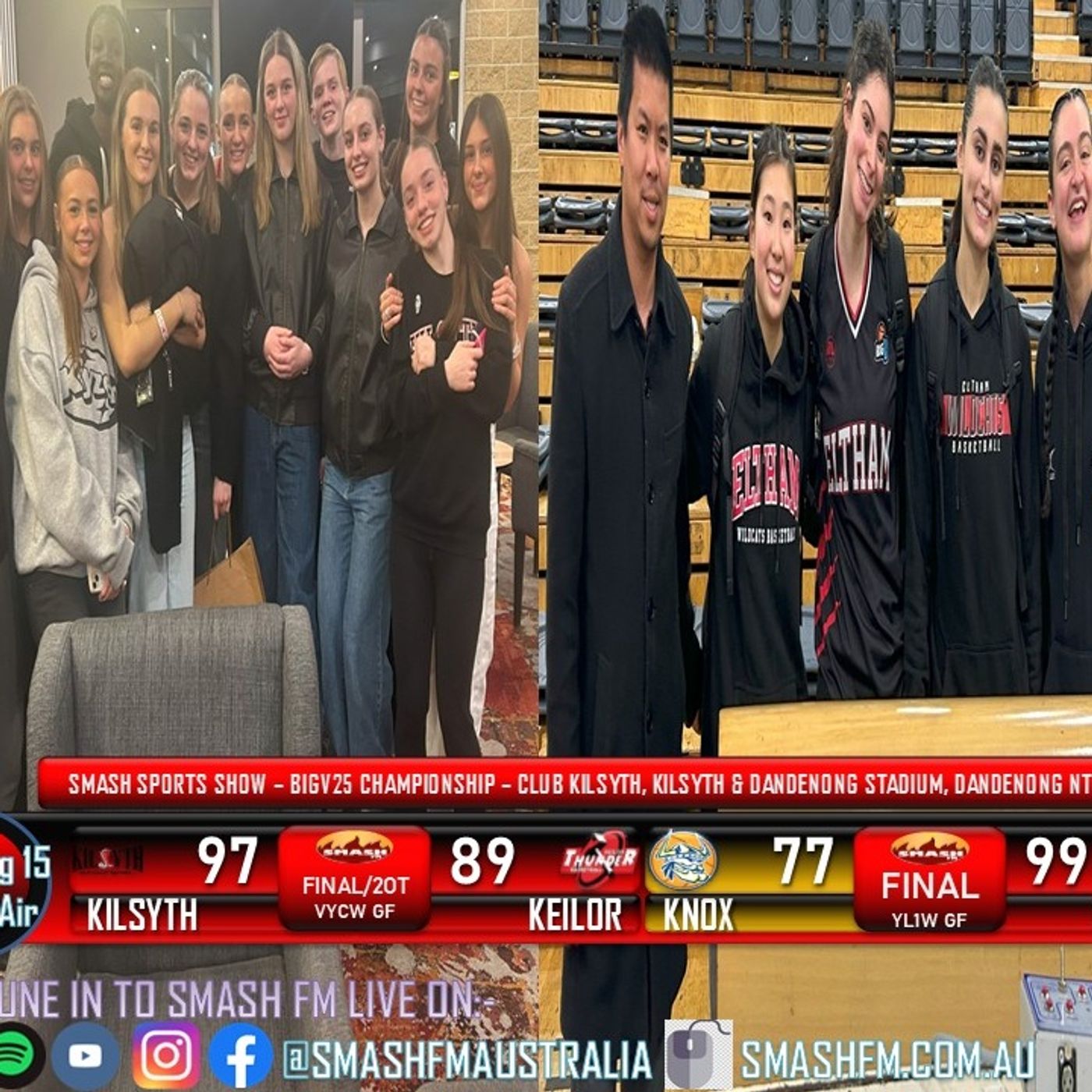 SSS15THYR: BigV25 Championship Post Game Interviews with Kilsyth VYCW & Eltham YL1W 090825/100825