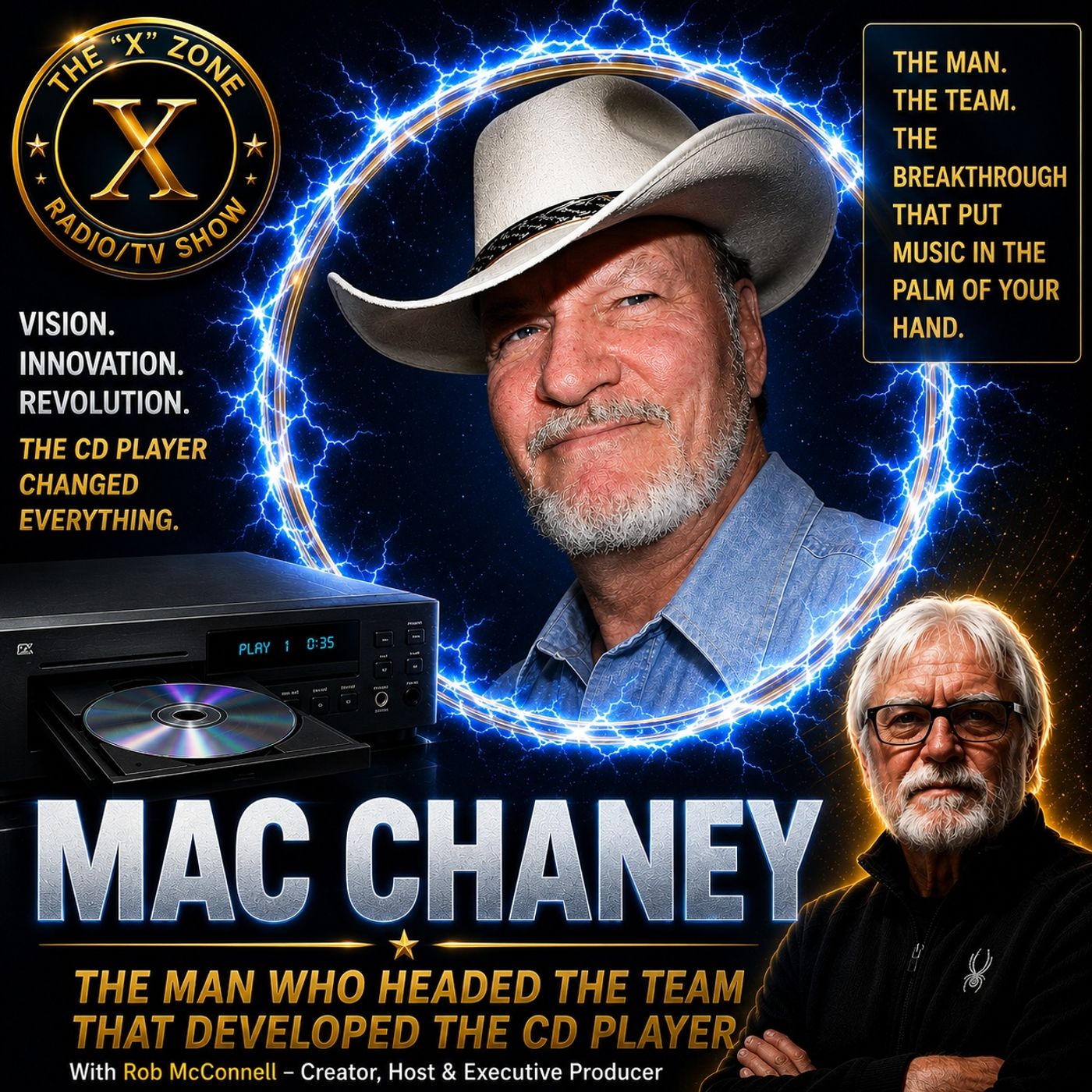 Rob McConnell Interviews - MAC CHANEY - The Man Who Headed the Team That Developed the CD Player episode artwork