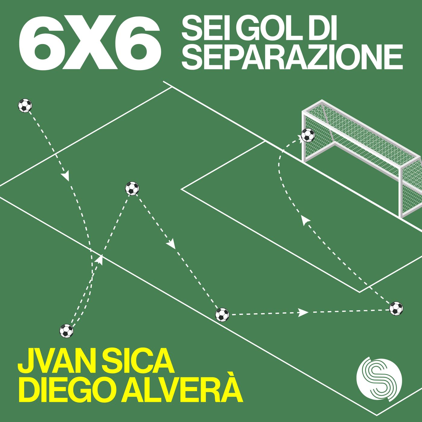 6x6. Sei gol di separazione