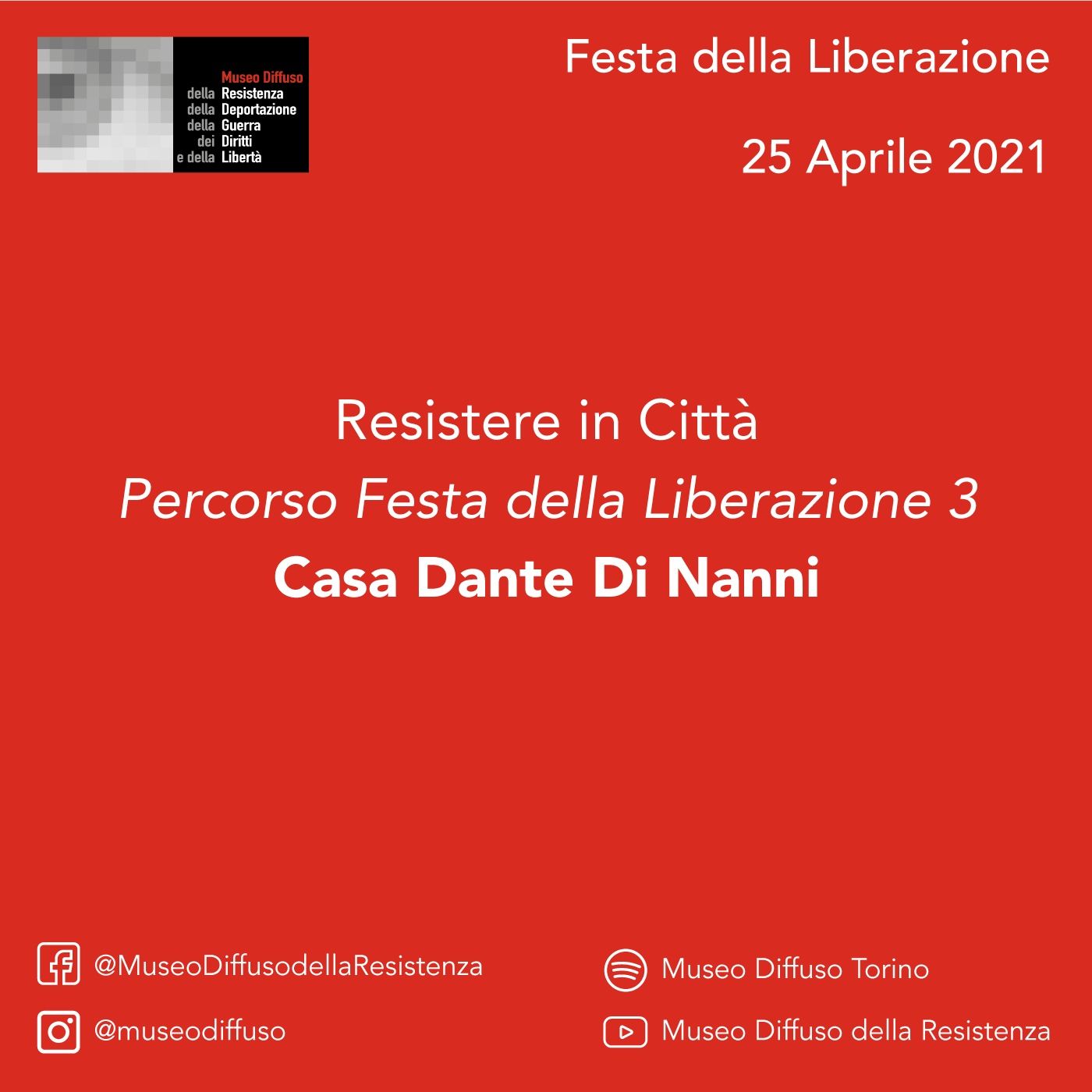 Resistere in città - Festa della Liberazione 2021
