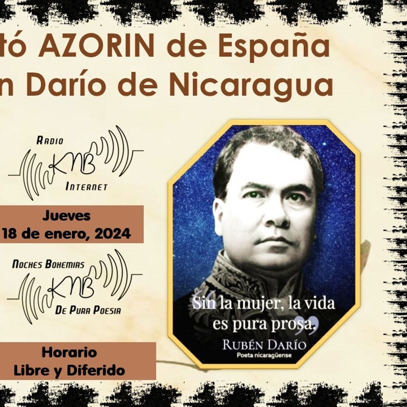 En el 157 aniversario del natalicio del poeta nicaragüense, Rubén Darío. Conduce: Katia N. Barillas*EE. UU. episode artwork