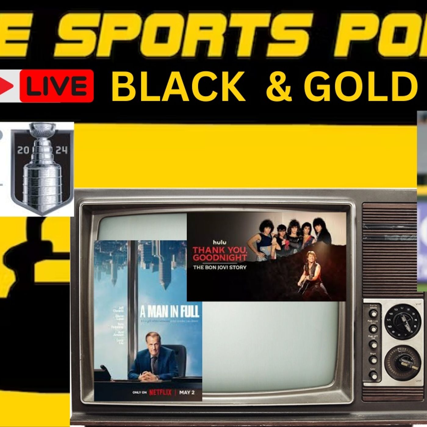 The Porch Black and Gold - Skenes Debut The Steelers, Hockey Jesus and More!