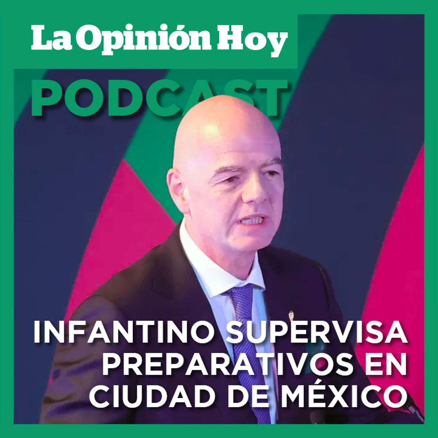 Gianni Infantino supervisa preparativos para el Mundial en México.