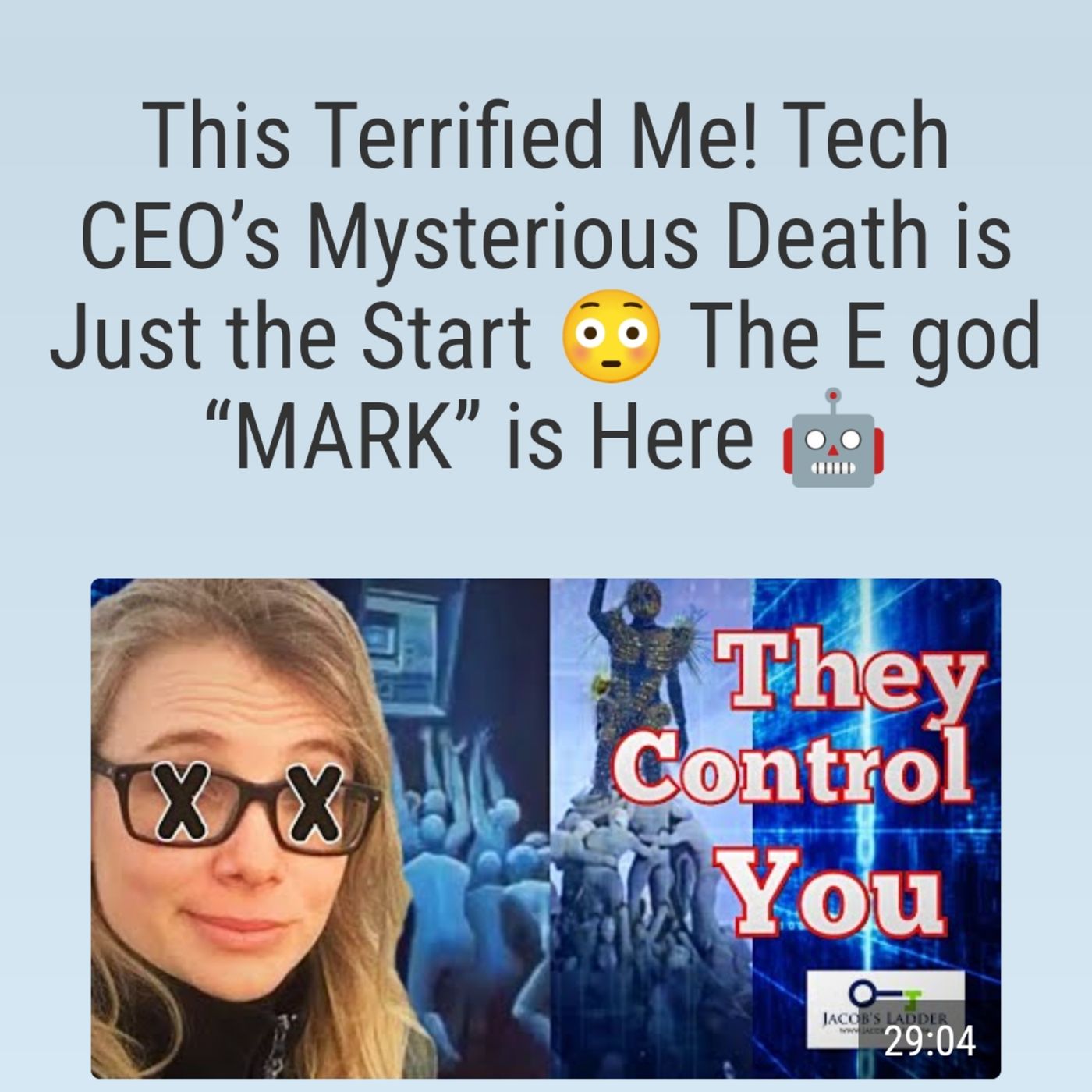 This Terrified Me! Tech CEO’s Mysterious Death is Just the Start 😳 The E god “MARK” is Here 🤖 episode artwork