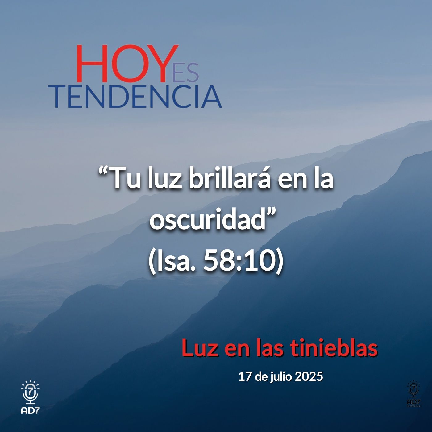 AD7 Devocional - Diferente / Inverso