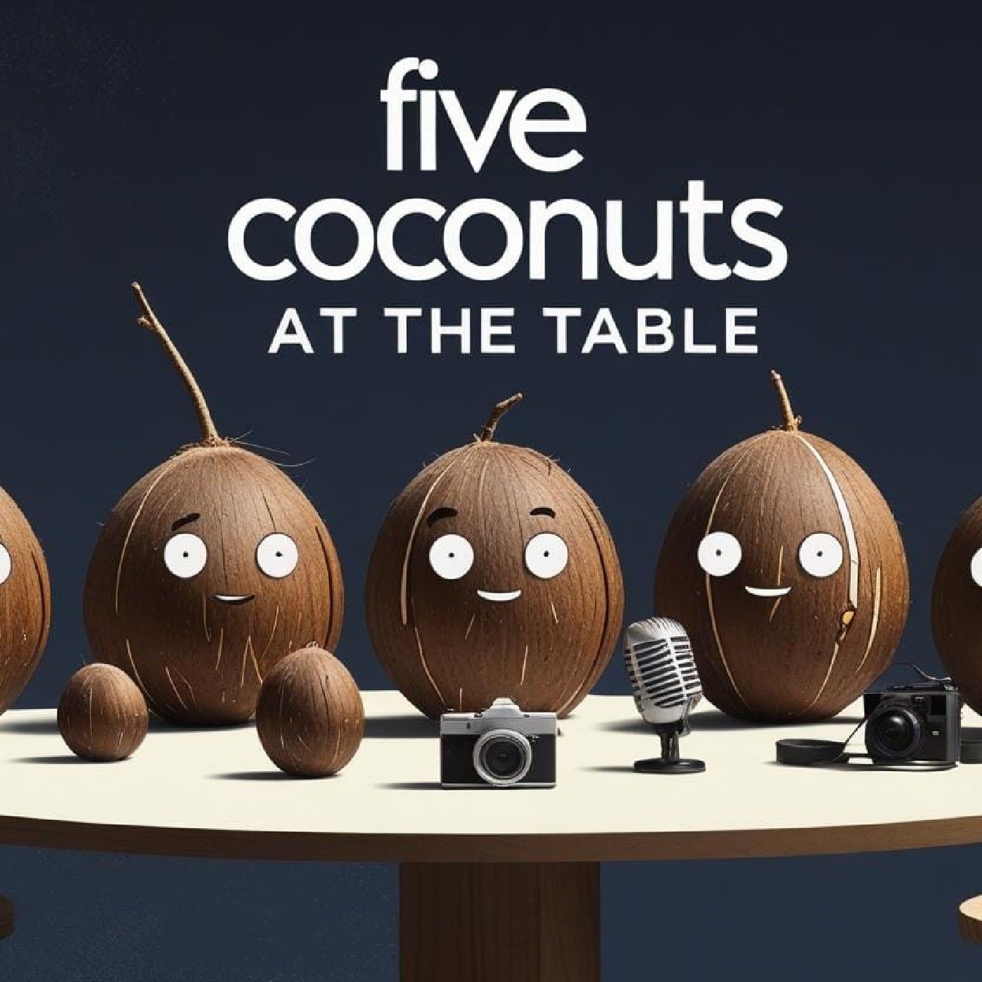 Los Cinco Cocos Y Una Mesa