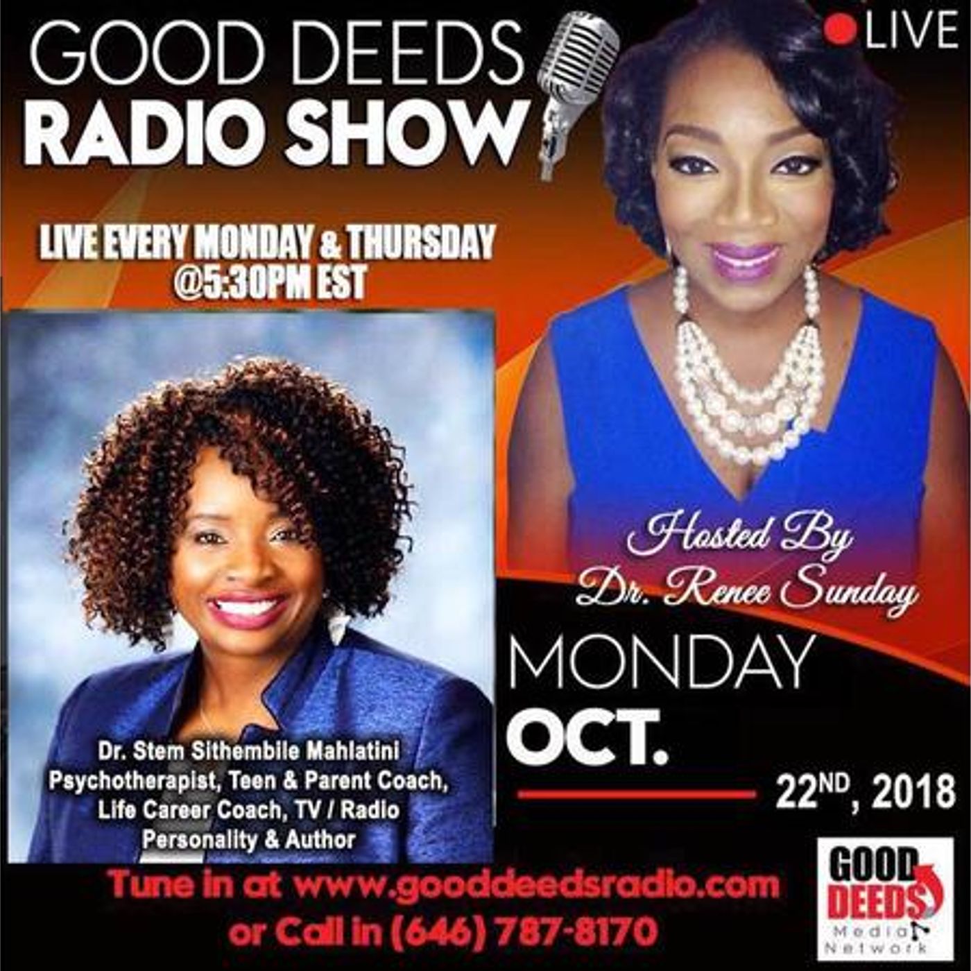 Dr. Renee Sunday\'s show