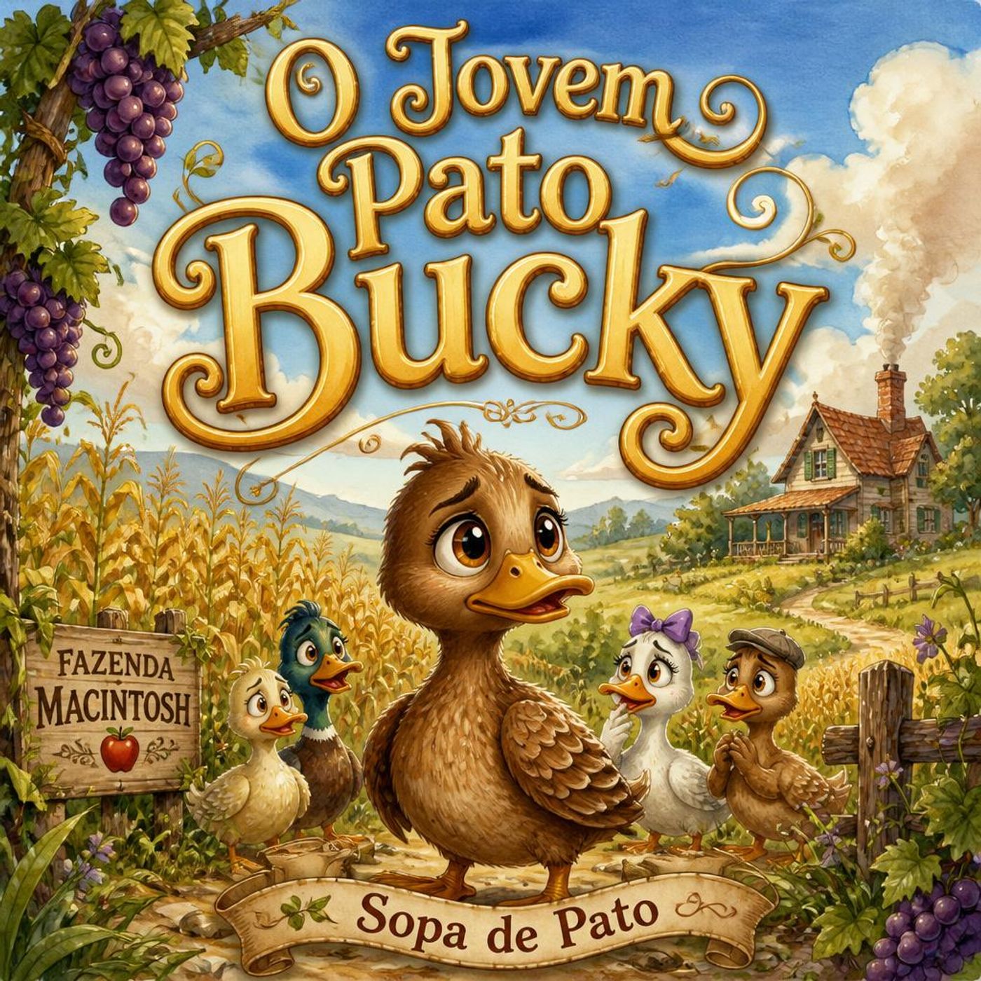 【Aventura Animal】O Pequeno Pato Bucky contra o Fazendeiro da Sopa