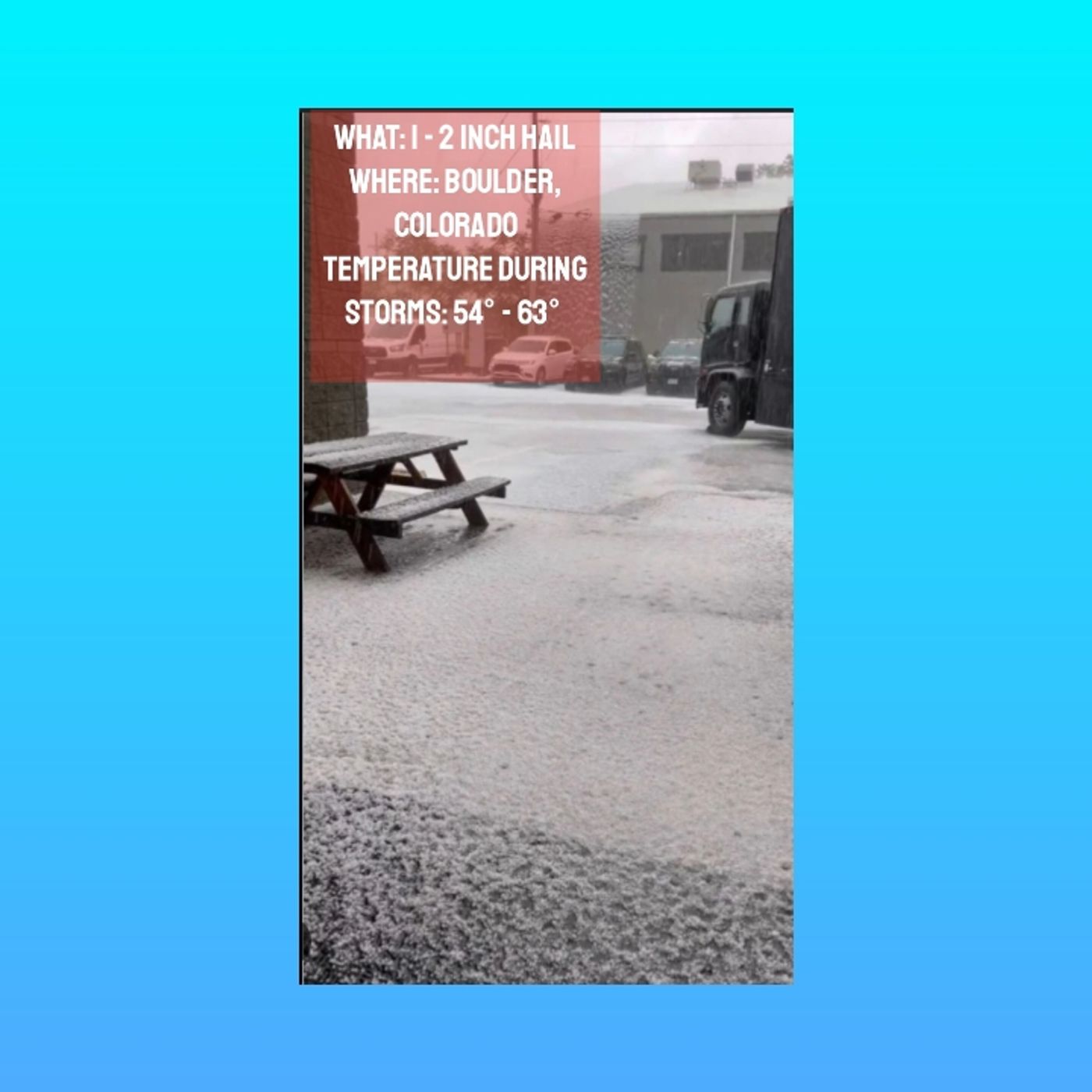 12 inch hail: Unraveling Extreme Weather: Boulder's Hailstorm and Texas' Heatwave COHOST MM