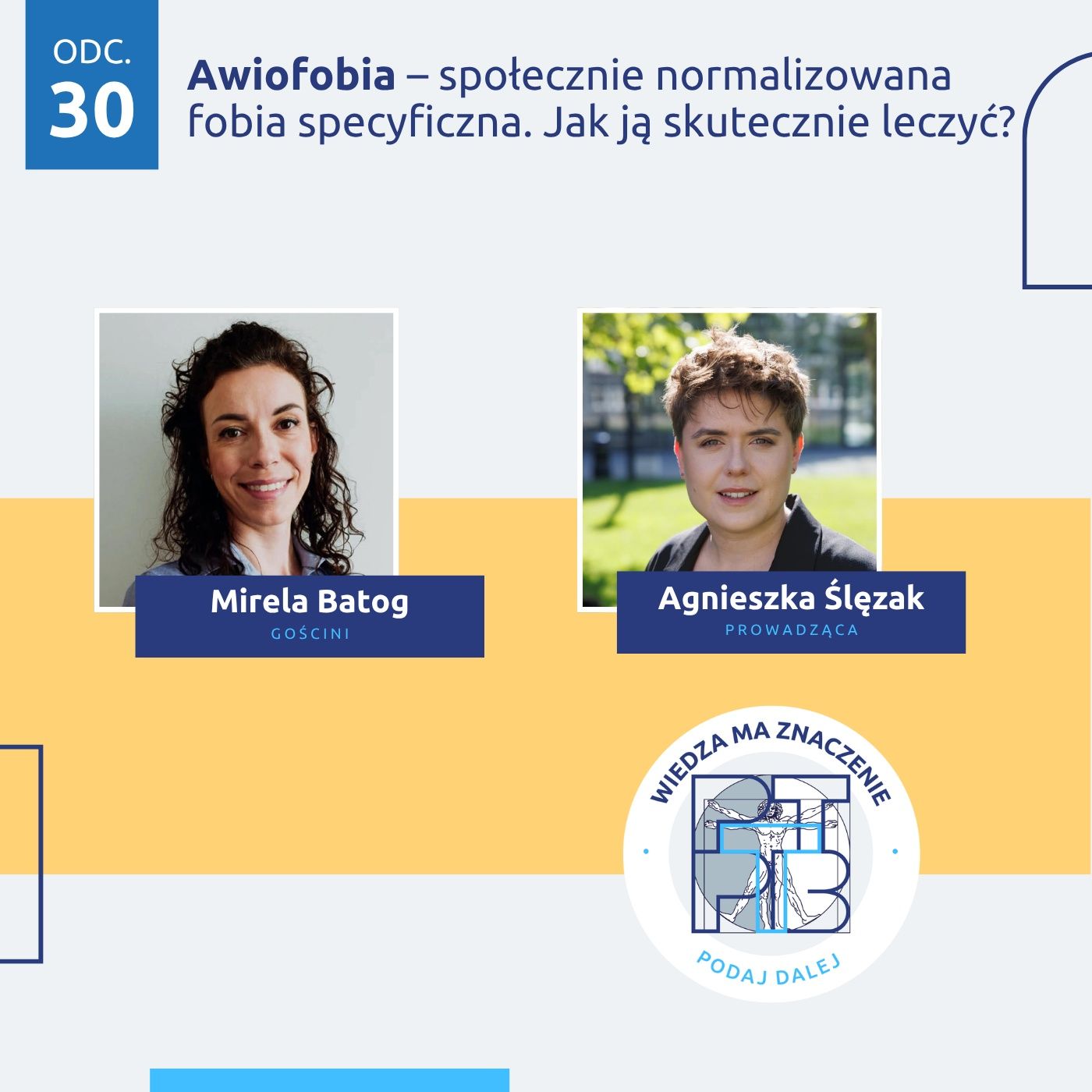 Awiofobia – społecznie normalizowana fobia specyficzna. Jak ją skutecznie leczyć? Gościni: Mirela Batog episode artwork