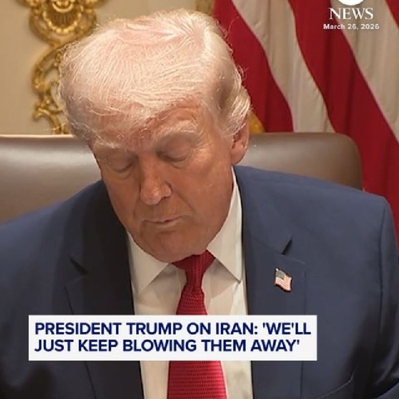 President Trump said Iran now has "the chance … to chart a new path forward" but that the U.S. will continue "blowing them away" in the mean episode artwork