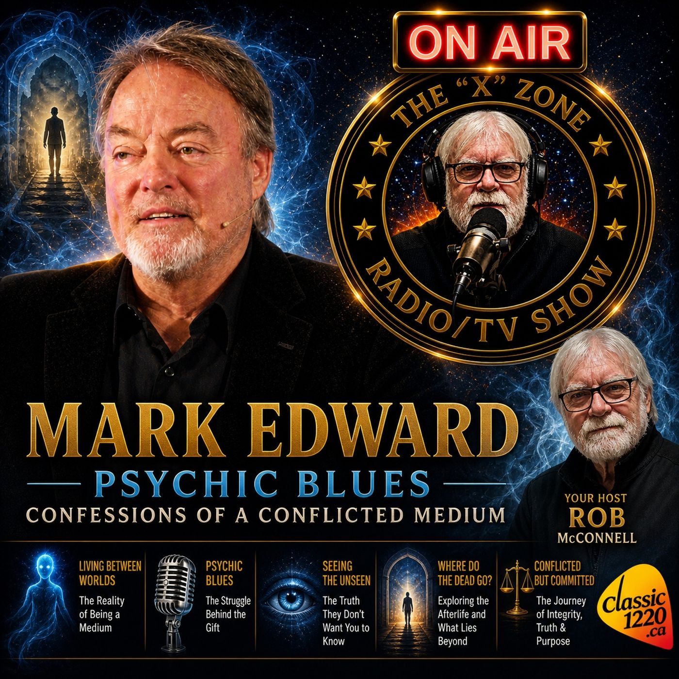 Rob McConnell Interviews - MARK EDWARD - Psychic Blues - Confessions of a Conflicted Medium