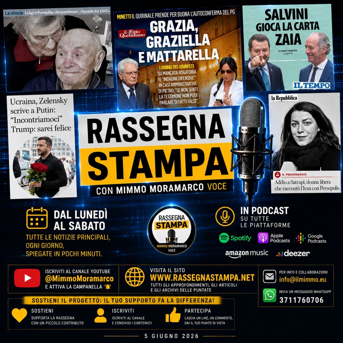 Rassegna stampa del 5 giugno 2026 episode artwork