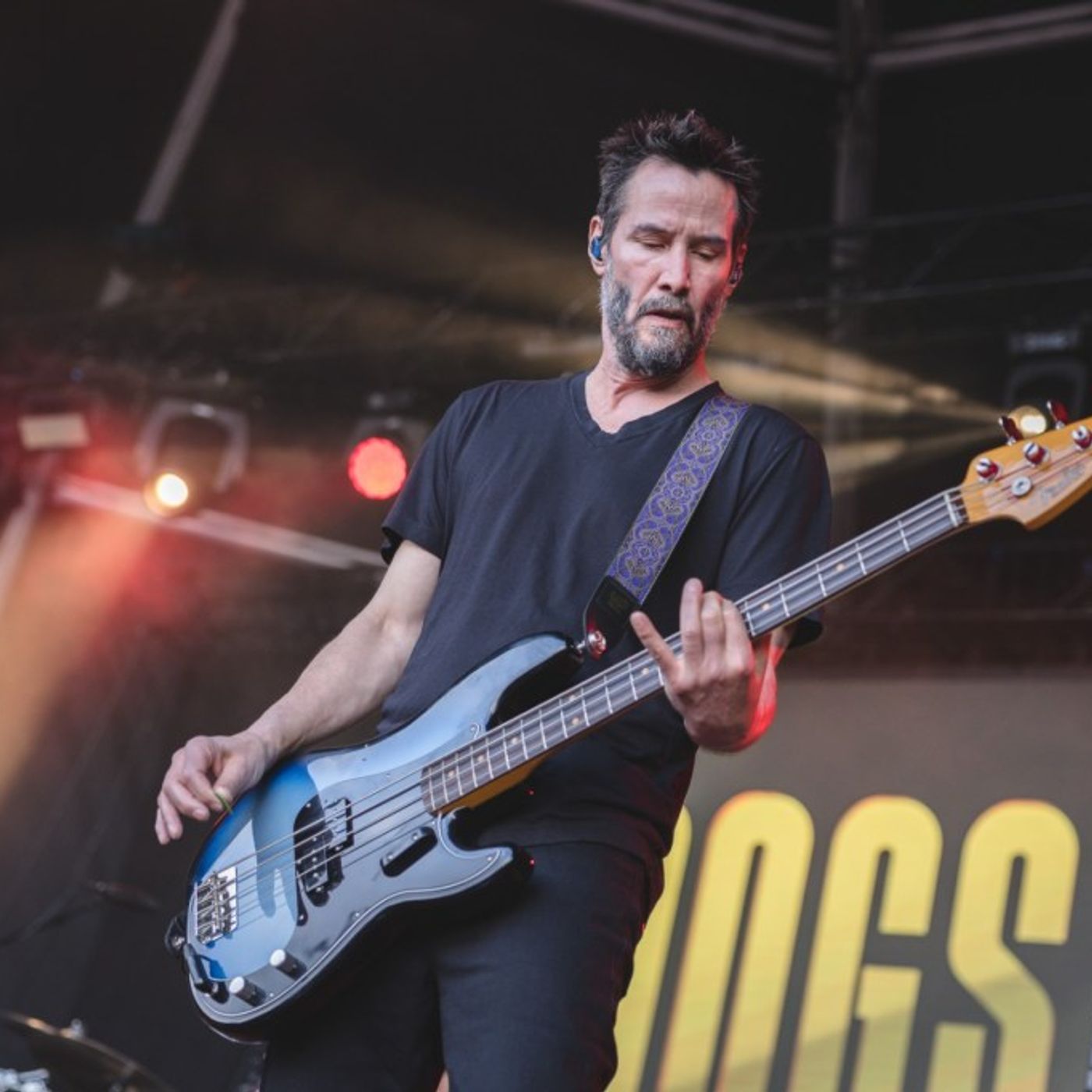 Keanu Reeves Gets ‘Love Will Tear Us Apart’ Dedicated to Him at Peter Hook Show