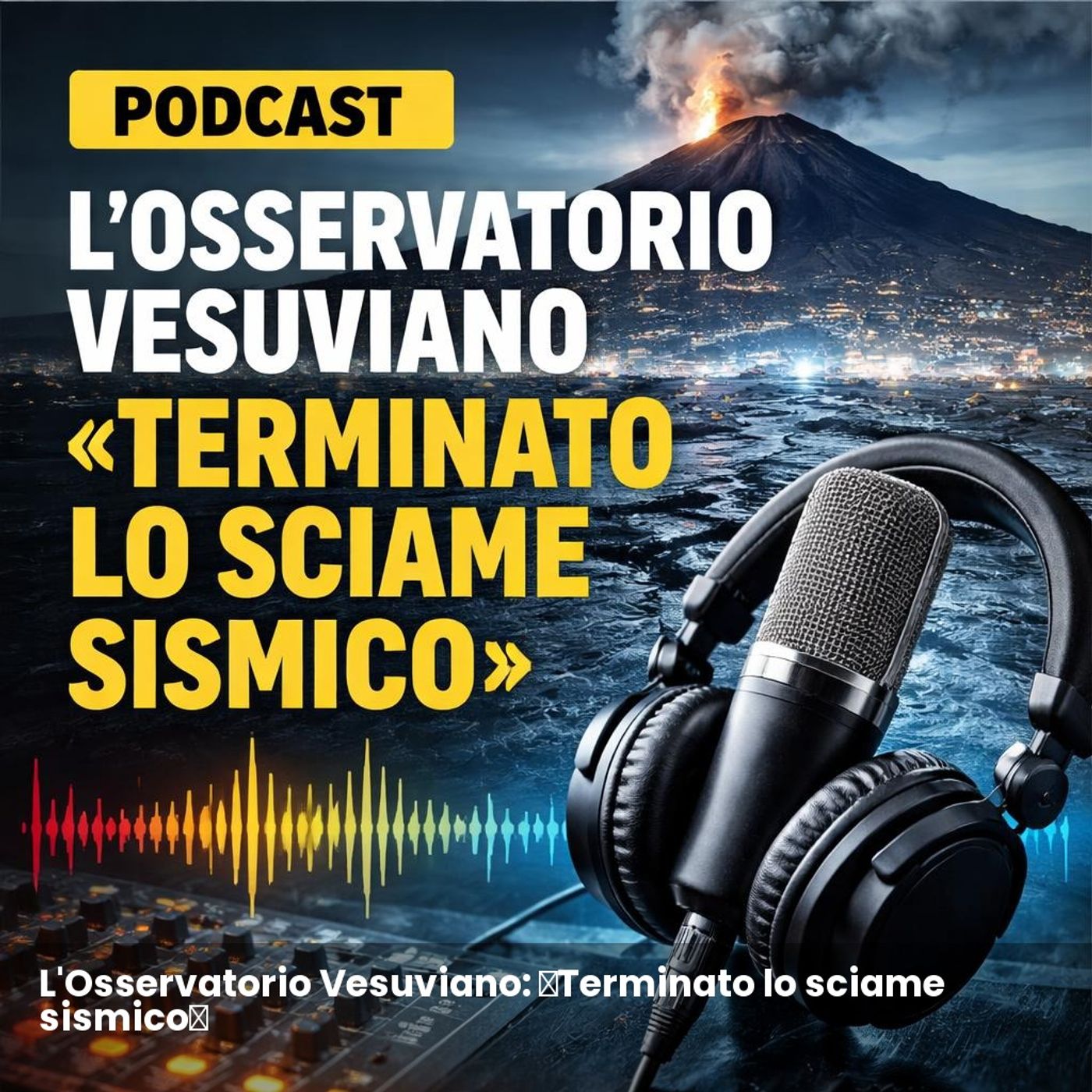 L'Osservatorio Vesuviano: «Terminato lo sciame sismico» episode artwork