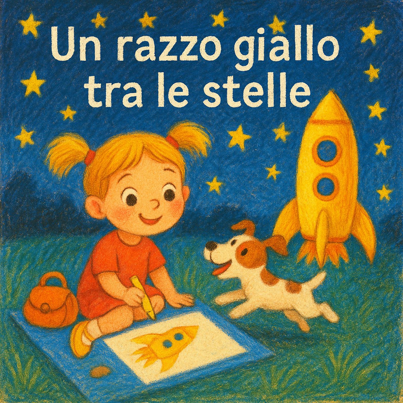 Un razzo giallo tra le stelle