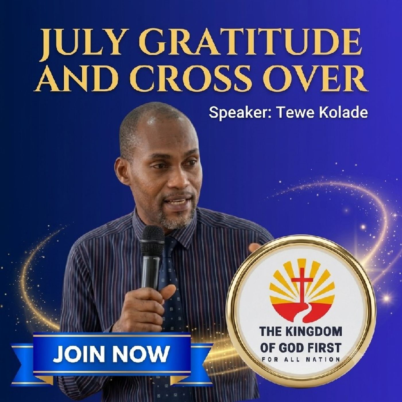 JULY GRATITUDE AND CROSS OVER episode artwork
